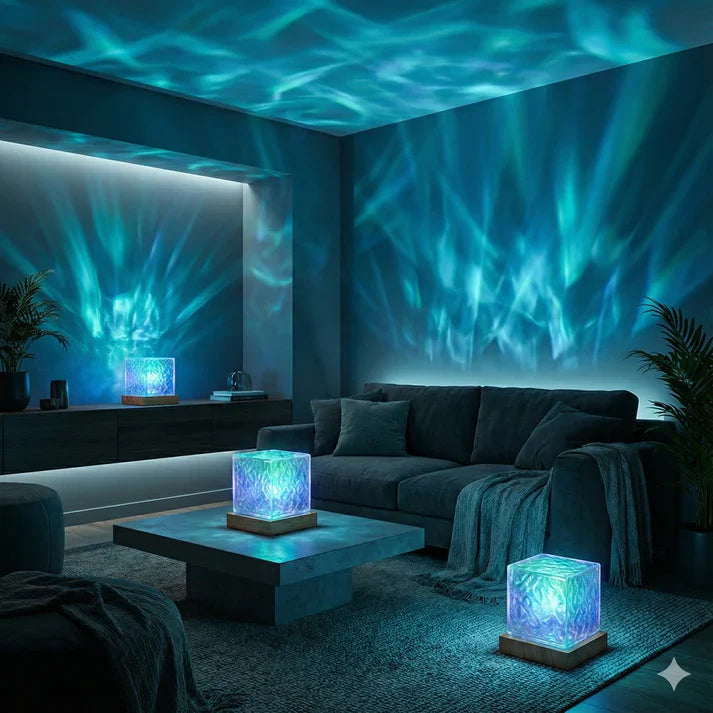 LAMPARÁ DE AURORA BOREAL - Transforma tu espacio en un lugar de ensueño